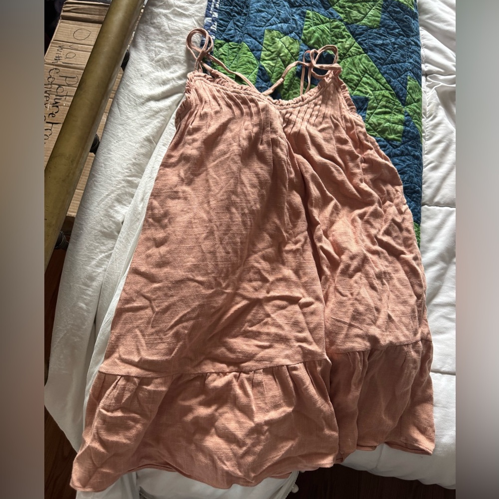 peach dress boutique never worn